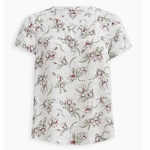 Torrid Disney Mulan MUSHU FLORAL Hi-Low Blouse
